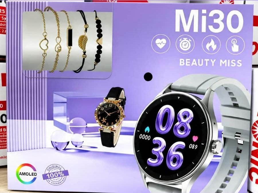 Mi-30 Ladies Smartwatch with Accessories