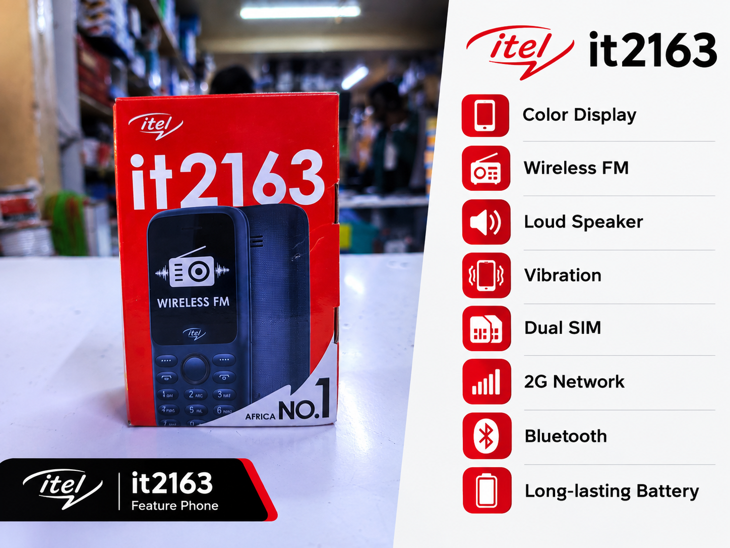 Itel IT2163 Kabambe Phone