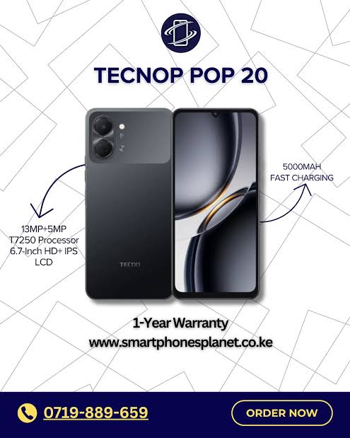 Tecno Pop 20 (64GB + 4GB RAM)